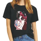 Эстетичная летняя футболка Elfen Lied Style, Винтажная футболка в стиле Харадзюку, новинка, Милая женская футболка