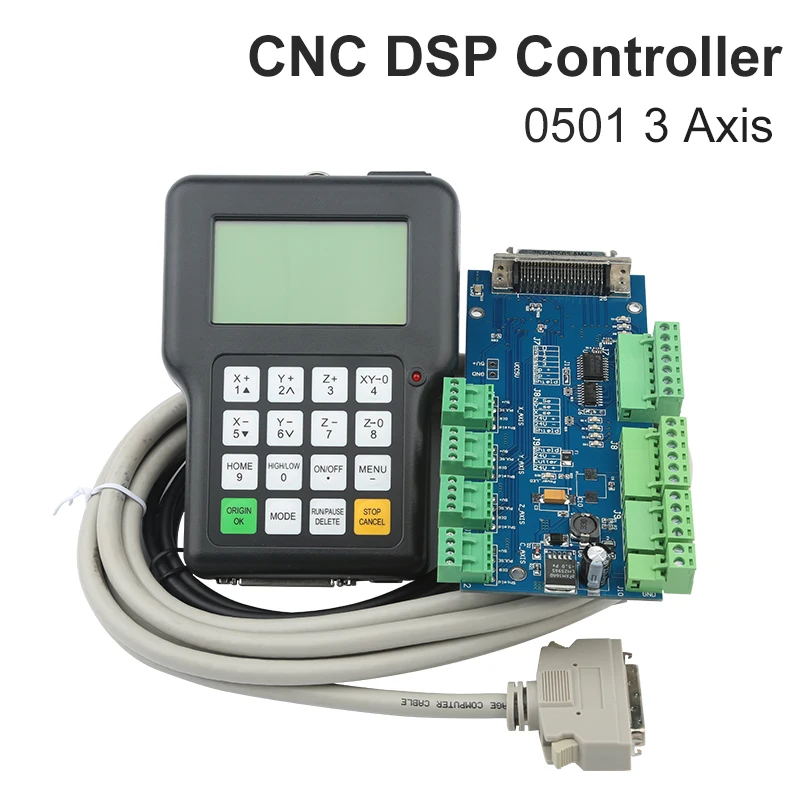 

DSP 0501 Controller 3-Axis English Version Control Card System Handle Controller CNC Router Remote Control Remote Processing
