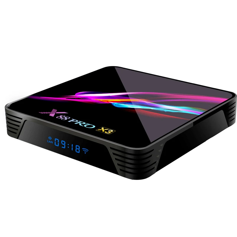 ТВ-приставка X88 PRO X3 Android 9 0 HD 1000 м Wi-Fi Bluetooth 4 1 (4 + 64 ГБ) | Электроника