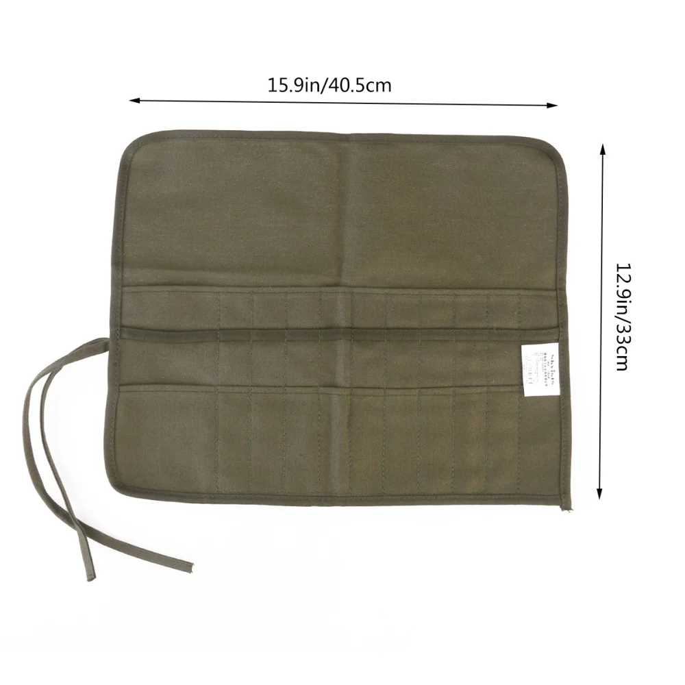 

Art Painting Brush Roll-up Case Bag Holder (Green)