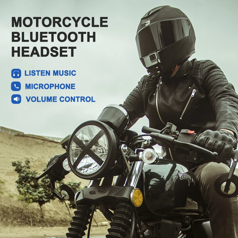 Bluetooth 5 0 Moto шлем гарнитура беспроводная стерео наушники мотоциклетный MP3 динамик