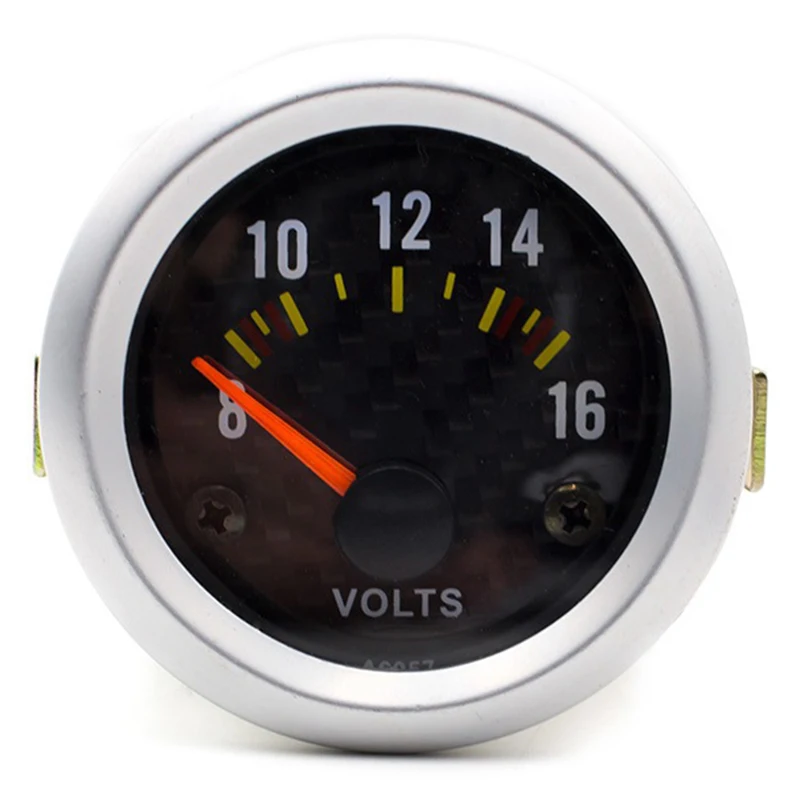 52mm Universal 2 Inch Mechanical Car Voltmeter Voltage Meter Gauge LED 8-16V | Автомобили и мотоциклы