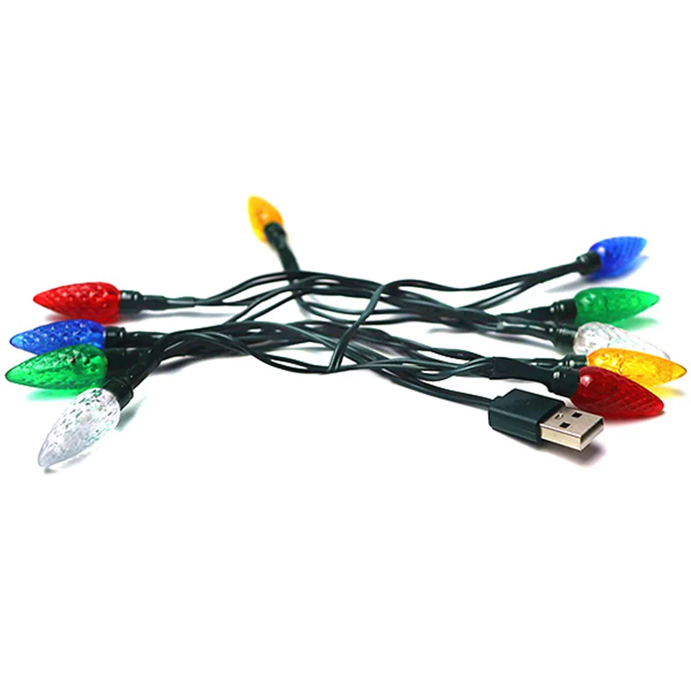 Счастливого Рождества свет СИД USB кабель зарядное устройство Шнур освещения