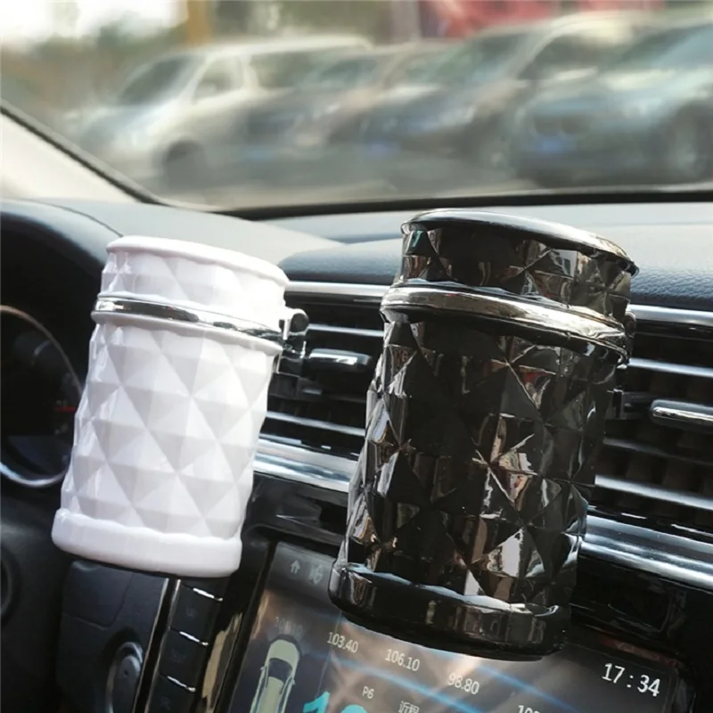 Портативный автомобильный бездымный поднос для табака крутой Алмазный лица