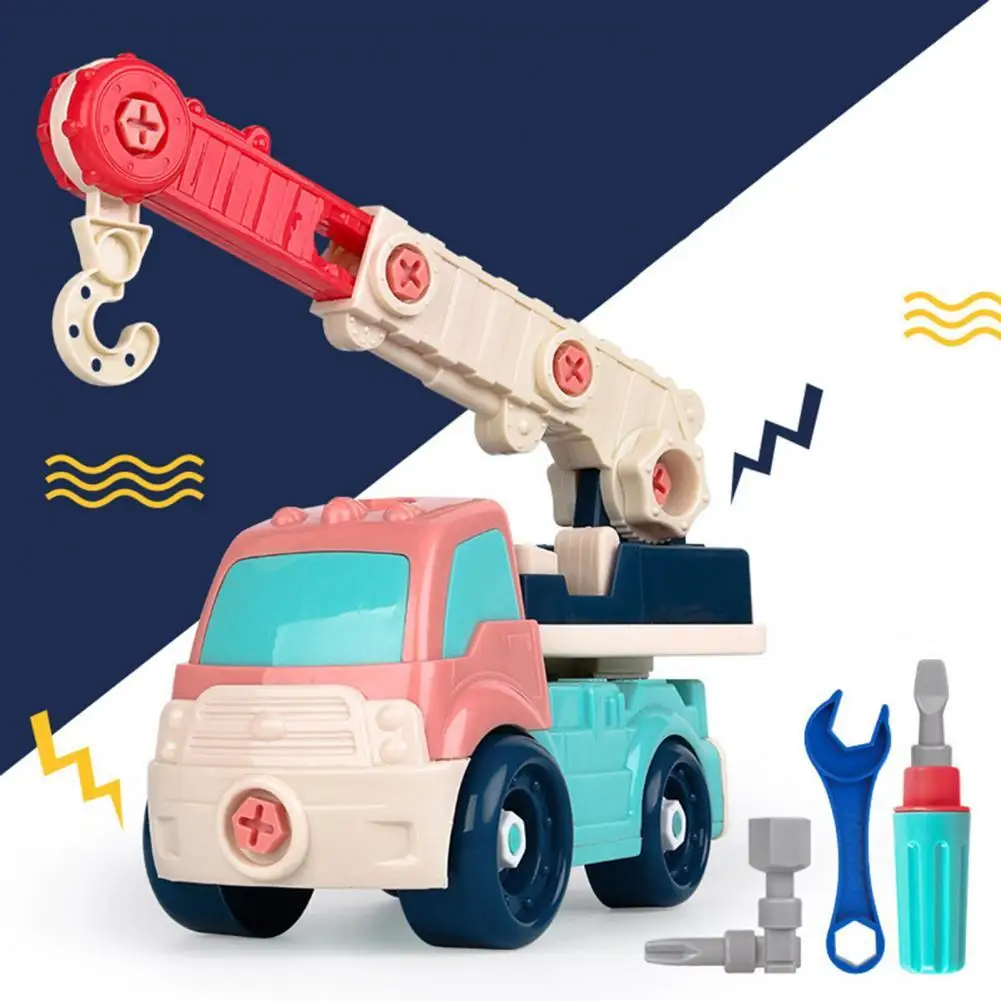 

Engineering Toy Detachable Assembly Easily ABS Construction Vehicles Toy for Kids
