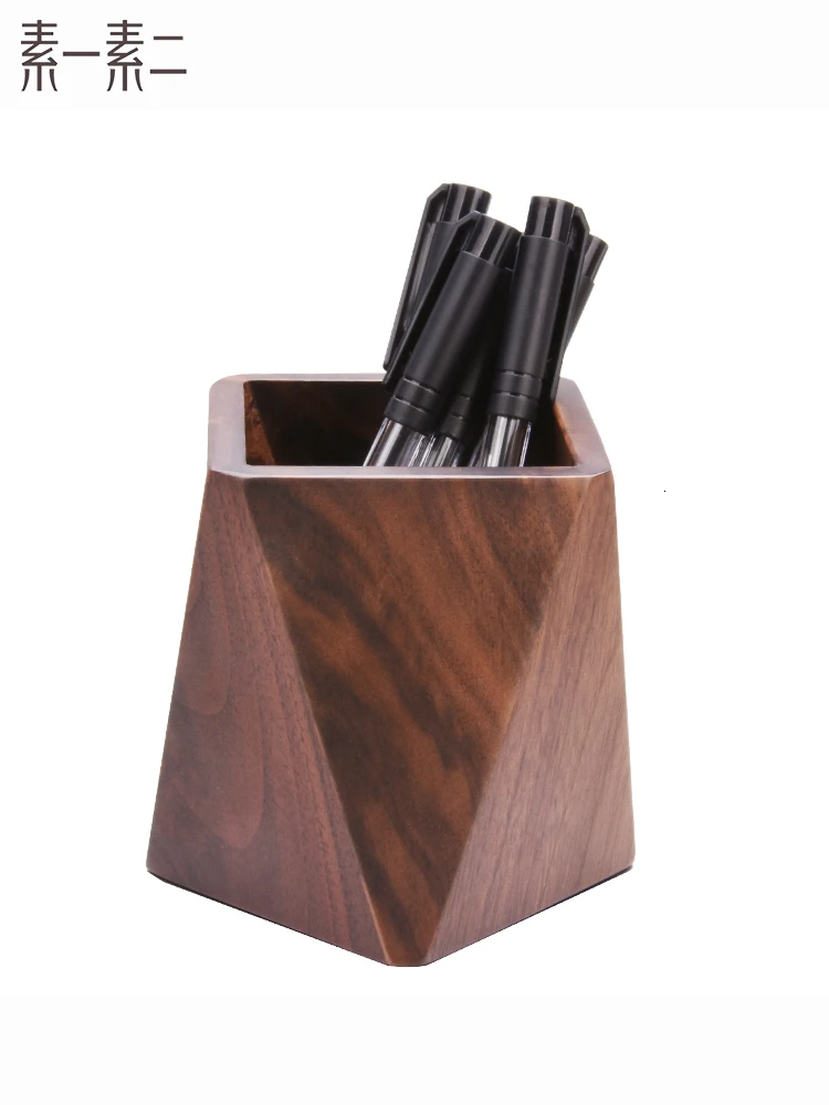 Деревянный контейнер для ручек студенческий настольный офисный твердый