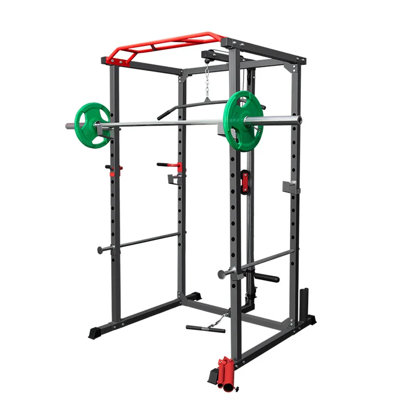 

Professional squatting frame gantry multifunctional home weight lifting Smith machine fitness training device
