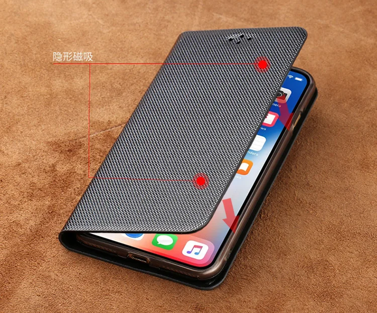 Магнитный чехол из натуральной кожи для мобильного телефона iphone X Xs 8 7 6 6S Plus Алмазная обратная крышка шаблона для iphone 11 pro max fundas