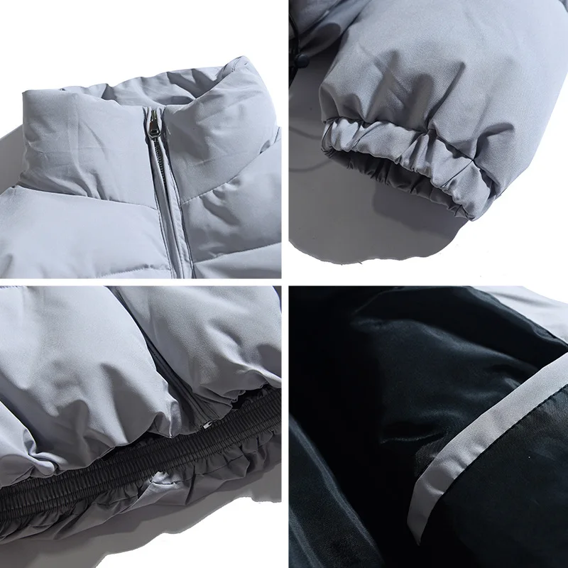 

Winter New Men Solid Color Parkas Quality Brand Men's Stand Collar Warm Thick Jacket Male Fashion Casual Parka Coat