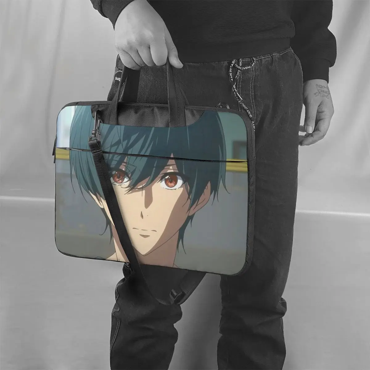 

Haikyuu Laptop Bag Case Waterproof Soft Computer Bag Bicycle Messenger Laptop Pouch