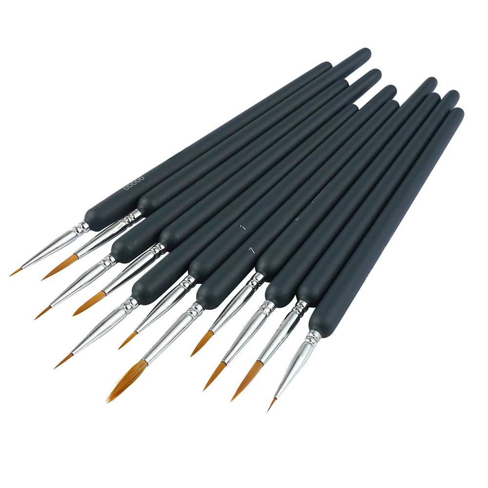 11 шт./компл. Акварельная фоторучка с волчьими волосами и крючками детские