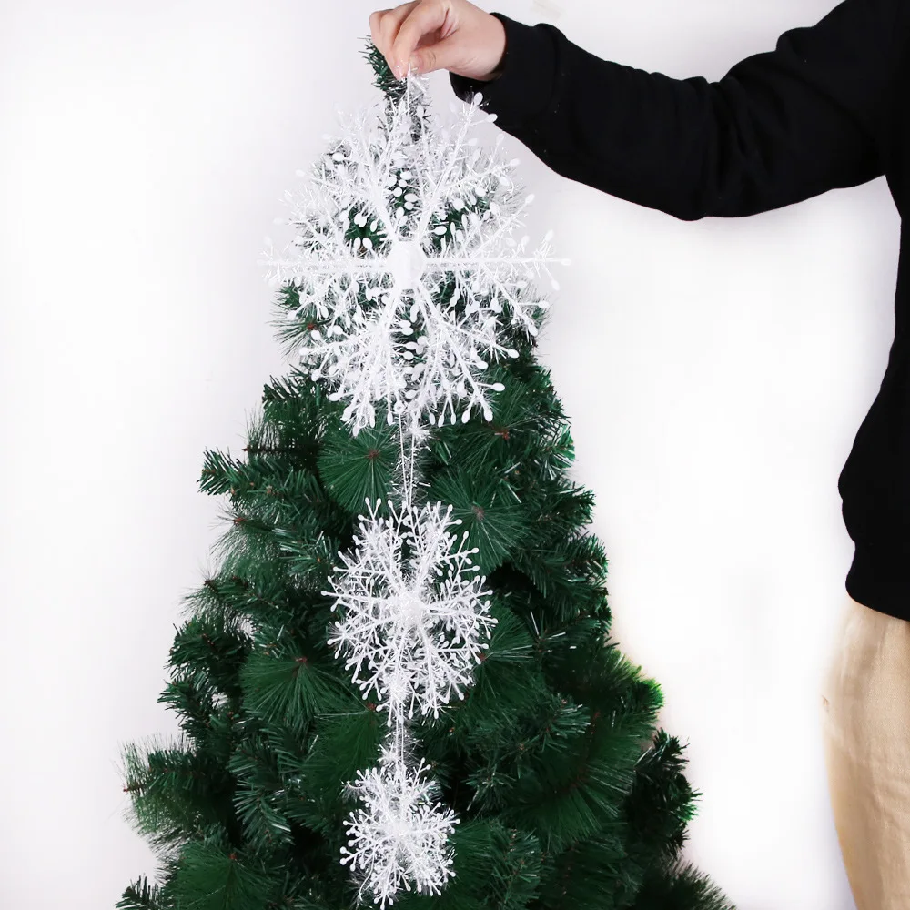 6 шт./упак. искусственное рождественское снежинки Пластик «Холодное сердце» вечерние украшения со снежинками на рождественские украшения окна