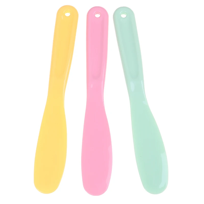 Мини одноразовая Косметическая лопатка пластиковая ложка маска для лица палочка