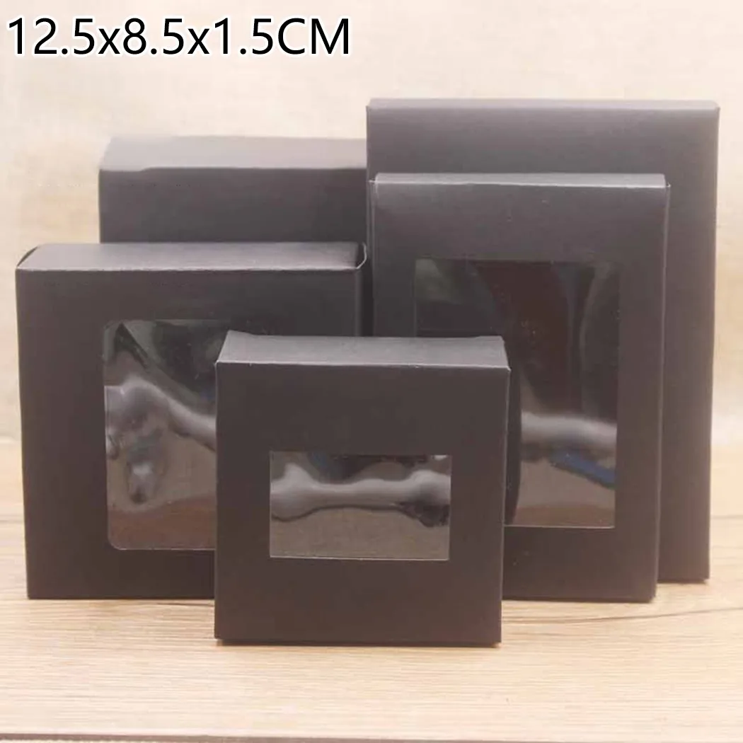 

Подарочная коробка из крафт-бумаги, 12*12*6 см, 10 шт.