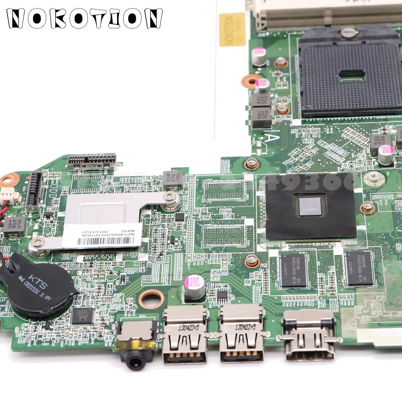 Материнская плата NOKOTION 720692-501 720692-001 для ноутбука hp Pavilion 15-E 17-E DA0R75MB6C0 Socket fs1 DDR3 1 Гб видеокарта