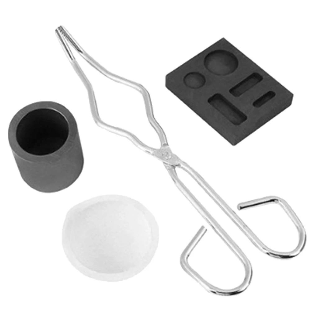 14 мл графитовый тигель набор щипцы и чаша для золота кварца плавления | Украшения