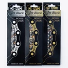 Японская односкоростная цепочка IZUMI JET BLACK TRACK, Редукторная цепь, Редукторная цепь, гоночная цепь JET BLACK TRACK