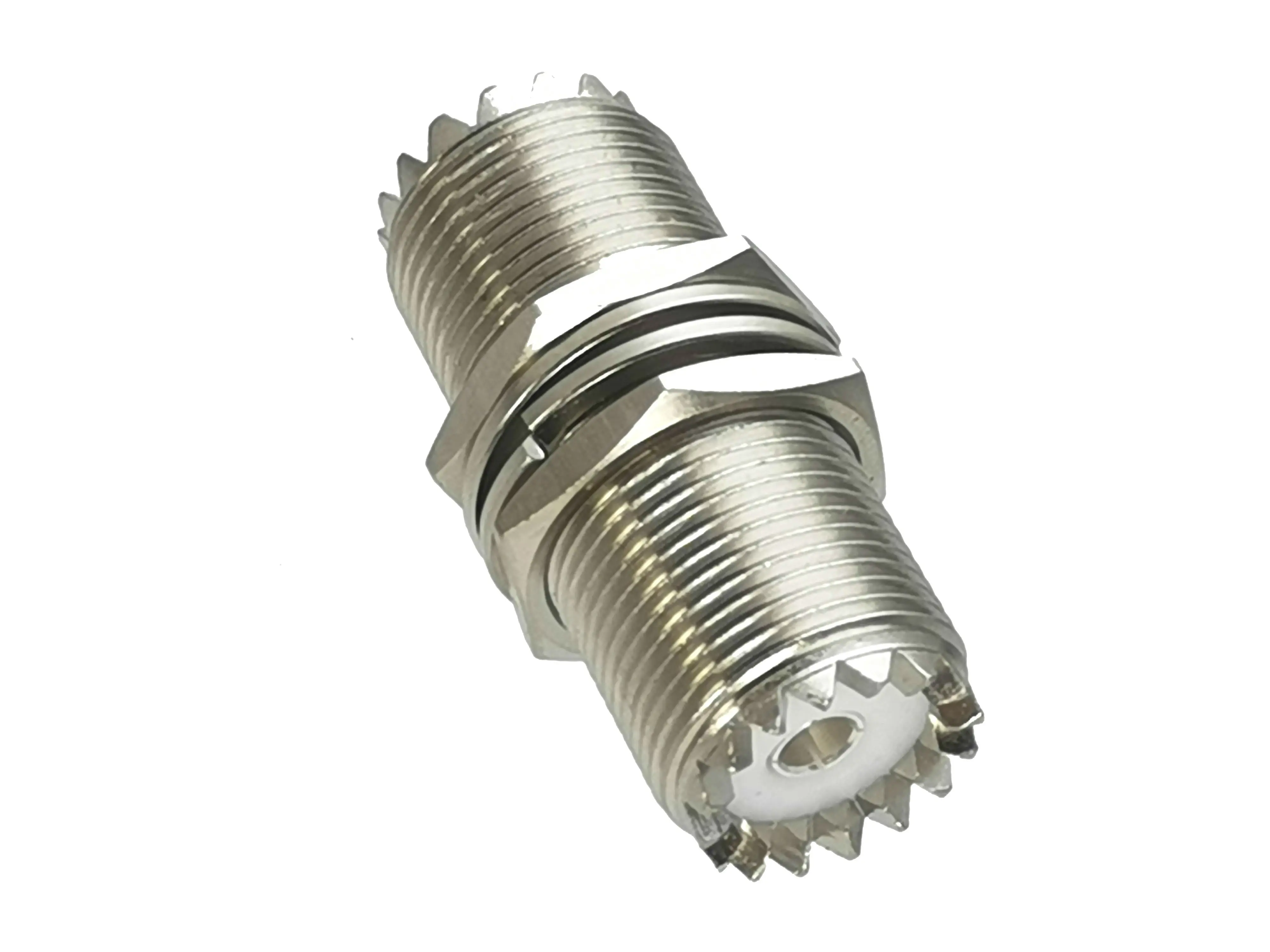 10Pcs Connector UHF SO239 Female Jack Bulkhead to Nut RF Adapter Coaxial High Quanlity | Строительство и ремонт