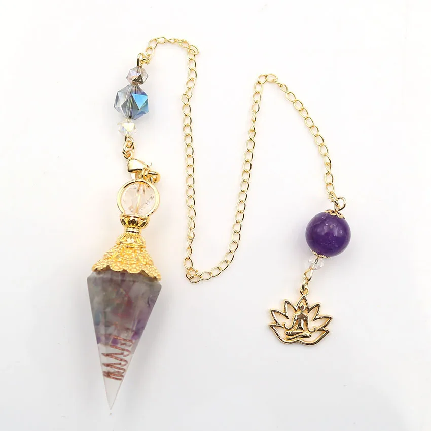 FYJS уникальный светильник желтого золота цвет смолы шестиугольная Пирамида