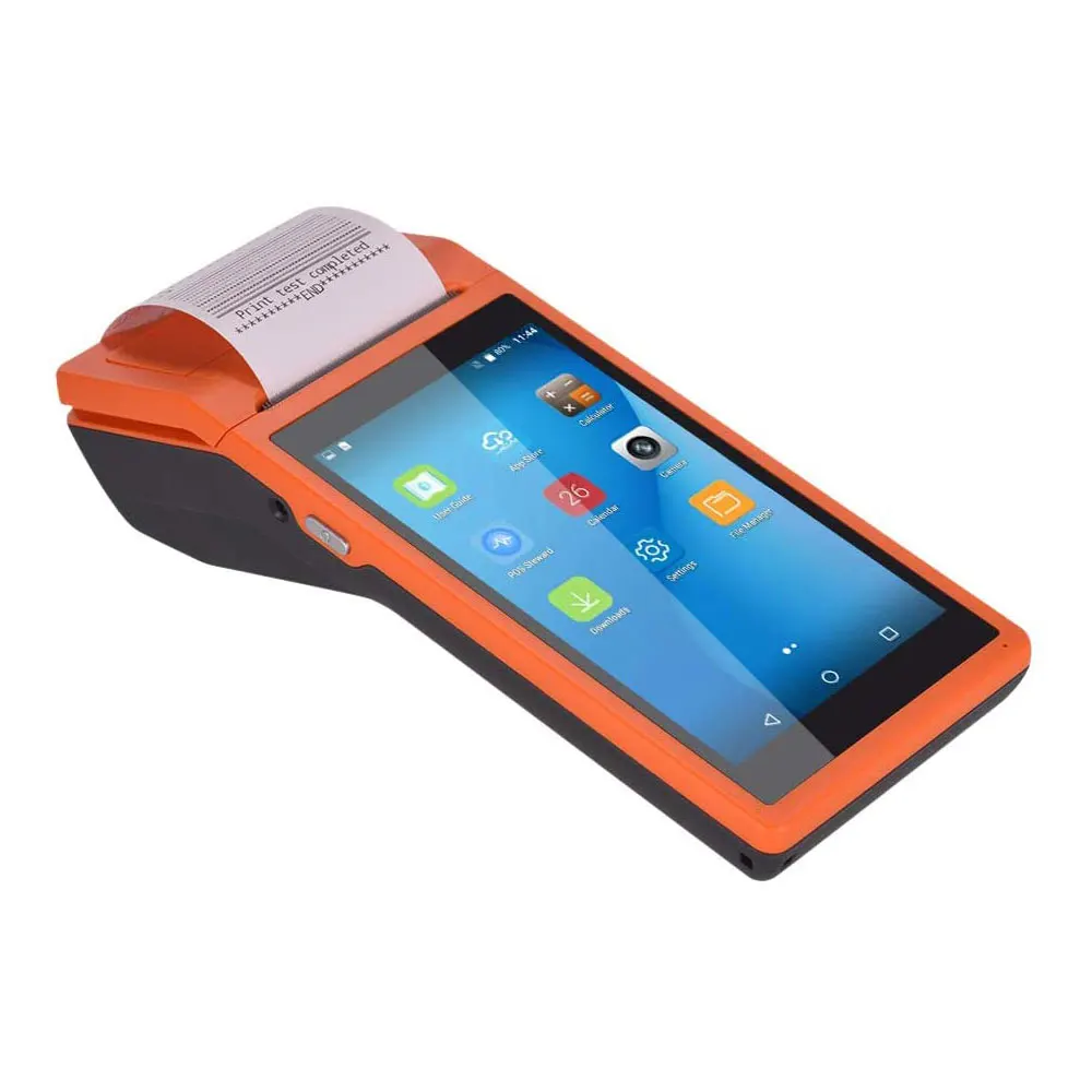 

Loyverse POS Terminal PDA Android Handheld restaurant shop cash registers wireless bill machine thermal printer mobile 4G WIFI