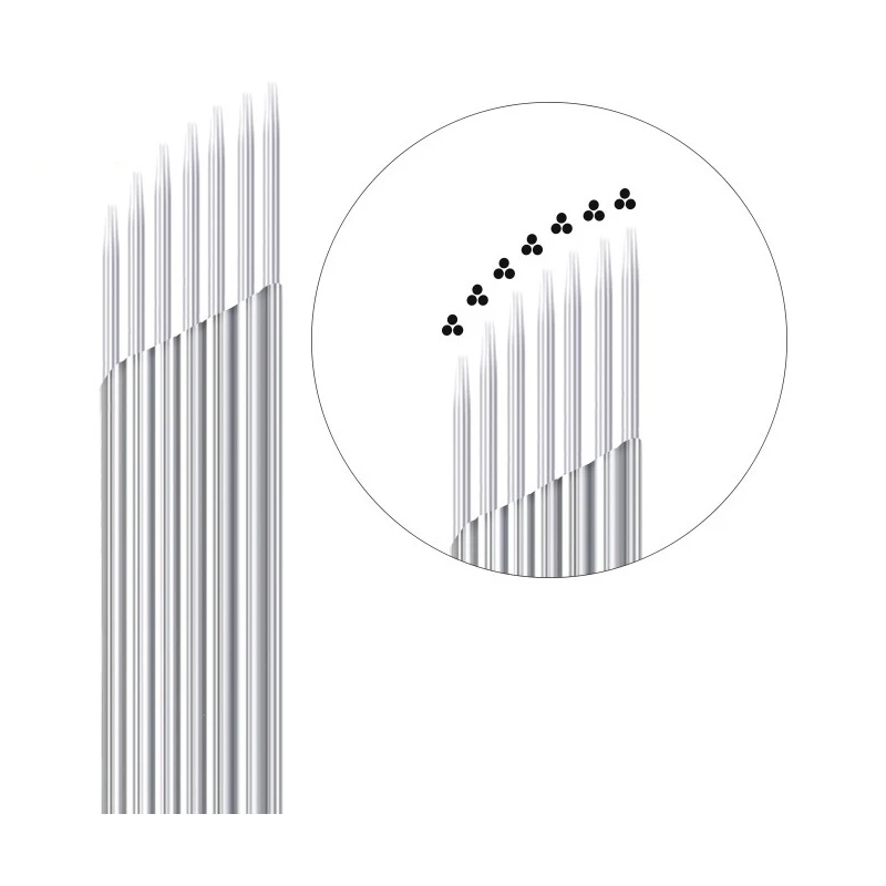 10 шт. многофункциональные двухрядные лезвия для татуировки|Иглы тату| |