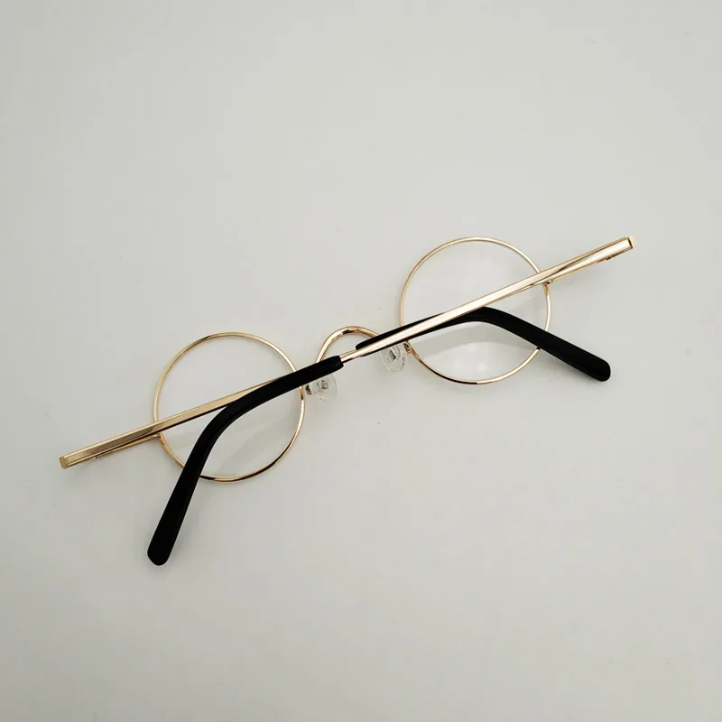 Круглые очки для взрослых, линзы очень маленького размера, золотые, черные, серебряные, размер 36 мм, оптические очки для близорукости от AliExpress WW