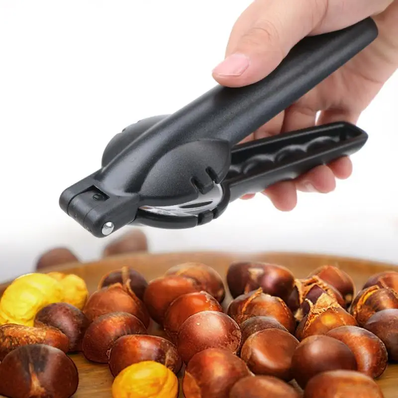

Nut Opener Cutter Gadgets 2 In 1 Quick Chestnut Clip Walnut Pliers Metal Nutcracker Sheller Kitchen Tools Stainless Steel Tools