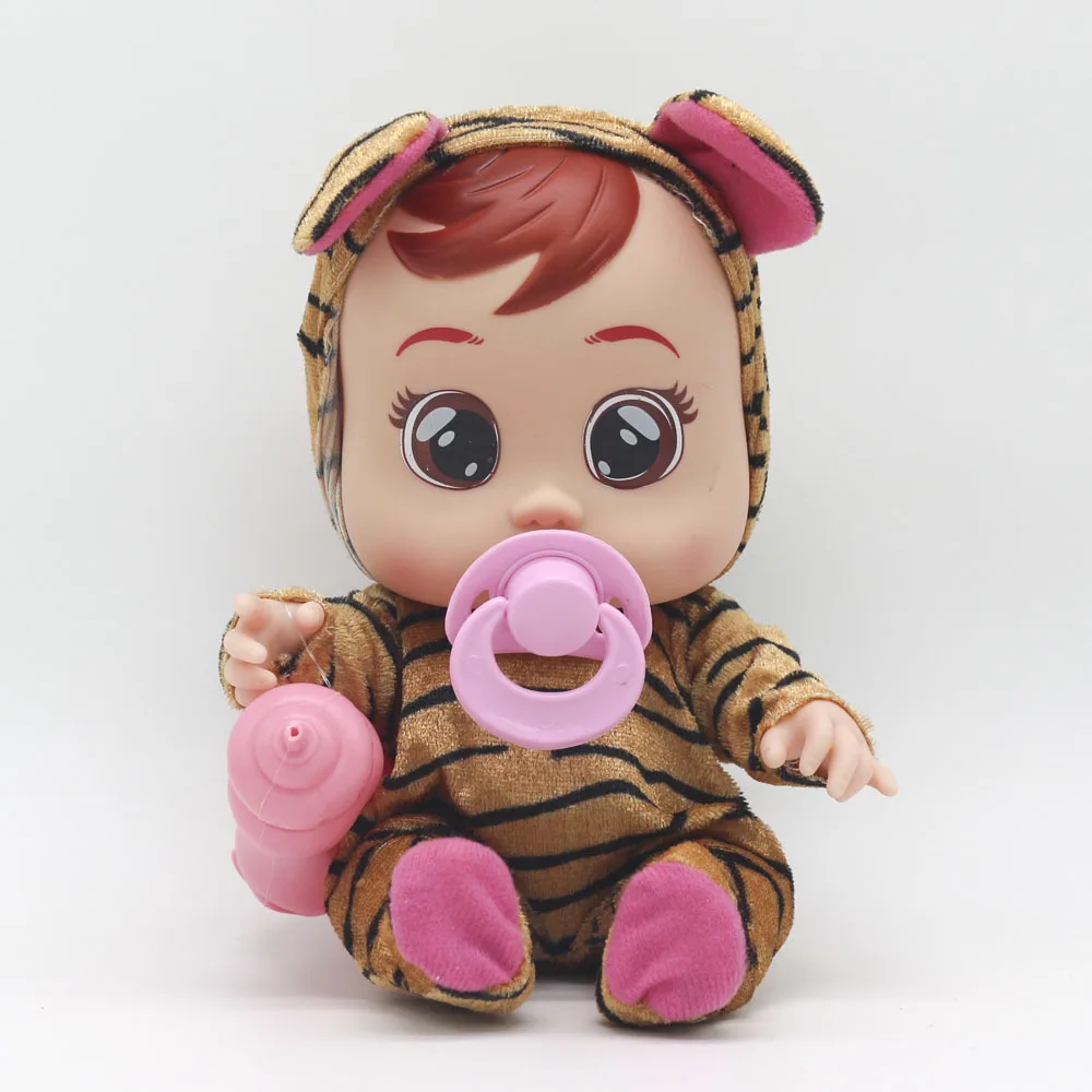 3D силиконовая кукла Inteiro Realista Reborn Cry A Baby, высокое качество, волшебные слезы, куклы, игрушки для детей, подарок-сюрприз