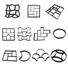 Сделай Сам, пластиковая дорожная плитка, кирпич, бетон, шаговый камень, цементная форма, форма для тротуарной дороги, создание дорожек, украшение сада