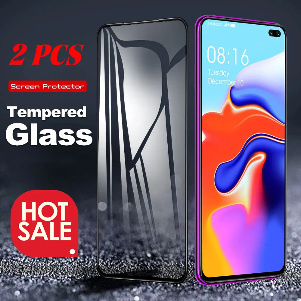 

2 Pcs Screen Tempered Phone Film For Xiaomi Redmi K40 K30 Pro Plus Tempered Protective Glass Film For Xiaomi Redmi K40 Pro +
