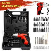 cordless impact drill electric screwdriver hammer drill power screw driver tools usb mini wireless driver and drill woodworking