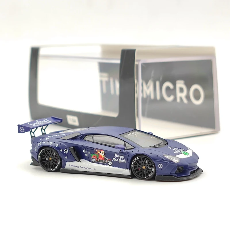 Модель времени 1:64 Lam ~ ghini LP700 Рождественская коллекция автомобилей из сплава