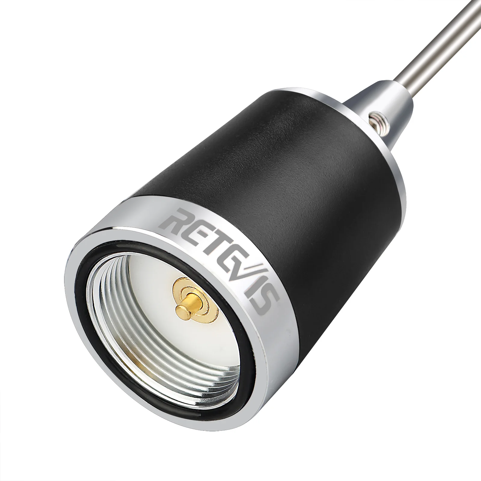 Retevis MR200 Car Antenna With Magnetic Mount Base NMO Connector VHF UHF Dual Band 144/430MHz SL16-J for 4M Coax Cable for RT95