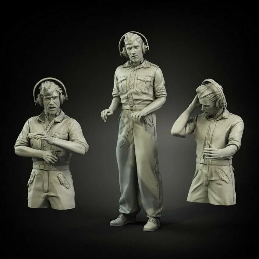 1/35 модельная фигурка из смолы комплект Unassambled Неокрашенная/991 | Игрушки и хобби
