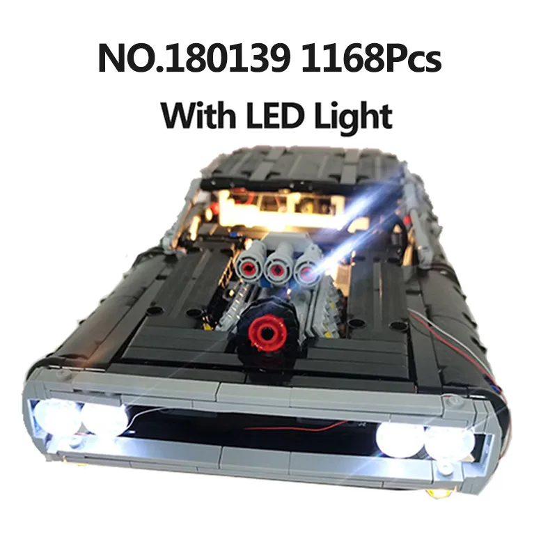 

Technic Car 180139 Creator Expert Dom Dodgeing Charger Building Blocks Set Kids Toys For Children Christmas Gift Bricks