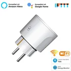 Новый Wi-Fi Smart Plug Тип розетки ЕС 16A Мощность монитор работает с Amazon Alexa Google Home мини умный дом Automaiton дистанционного Управление