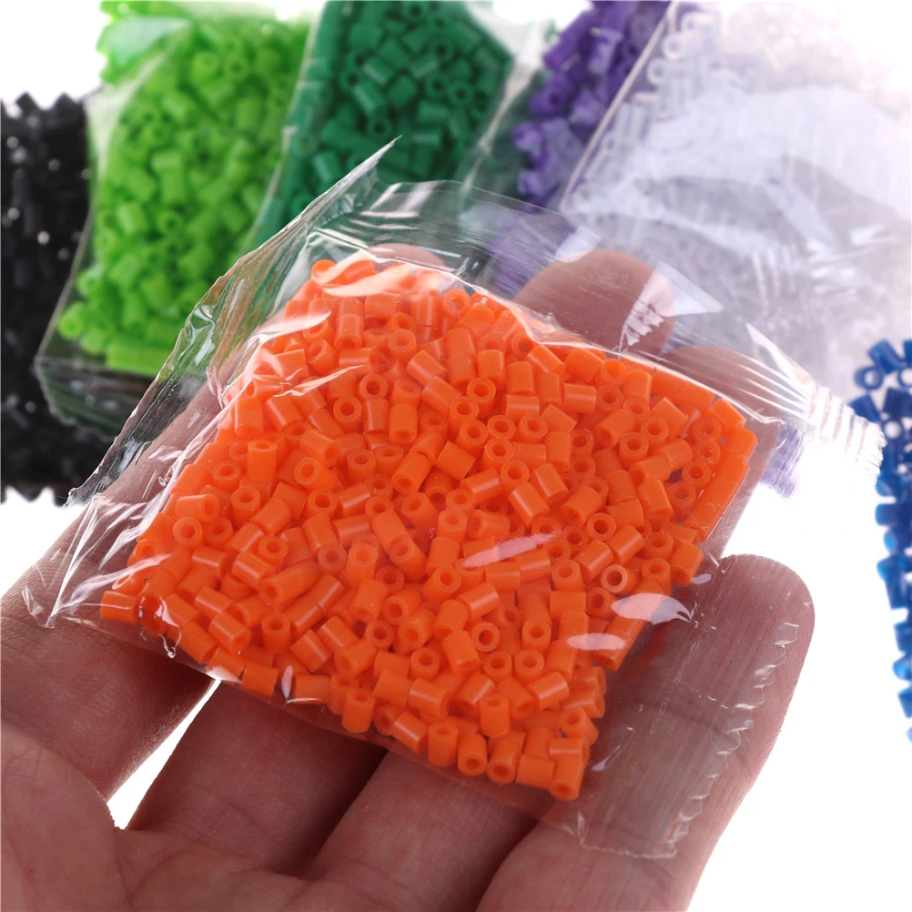 

500pcs DIY Multicolor Intelligence Educational Toys EVA Hama/Perler Beads Toy 2.6mm Kids Fun Craft Handmaking Fuse Bead