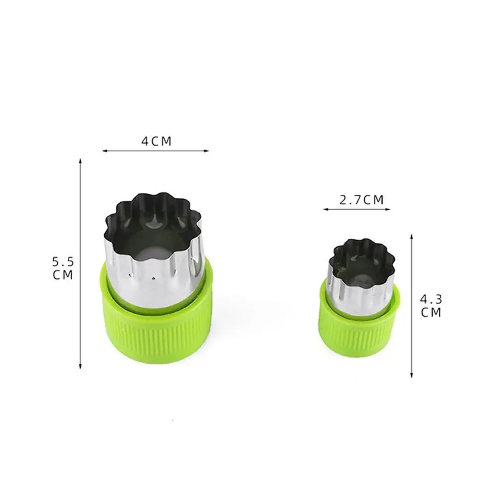 

9 PCS/Set Rice Vegetable Fruit Cutter Mold Flowers Cutting Steel Mold Cutter Cake Cartoon Biscuit Tools Shape Coo P4V6