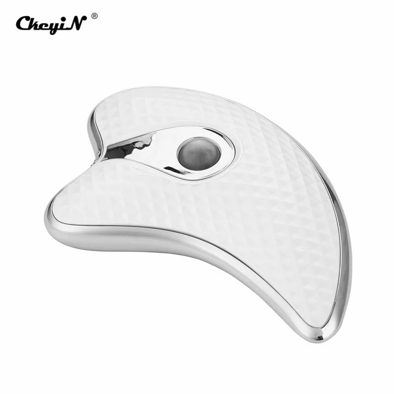 Массажер гуаша для лица и шеи ультразвуковой вибрирующий массажер похудения