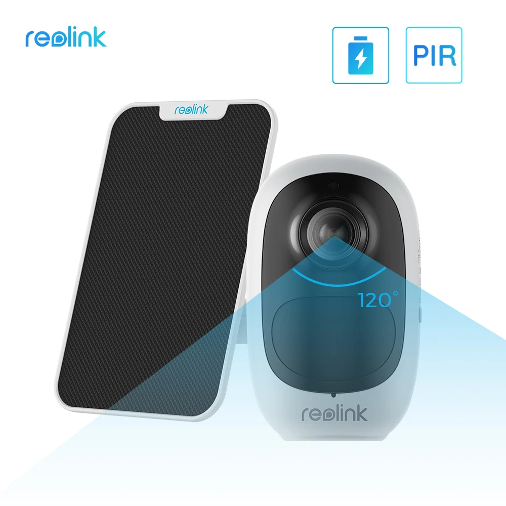 Reolink Argus 2E и солнечная панель перезаряжаемая батарея Wi Fi камера 1080P Full HD PIR