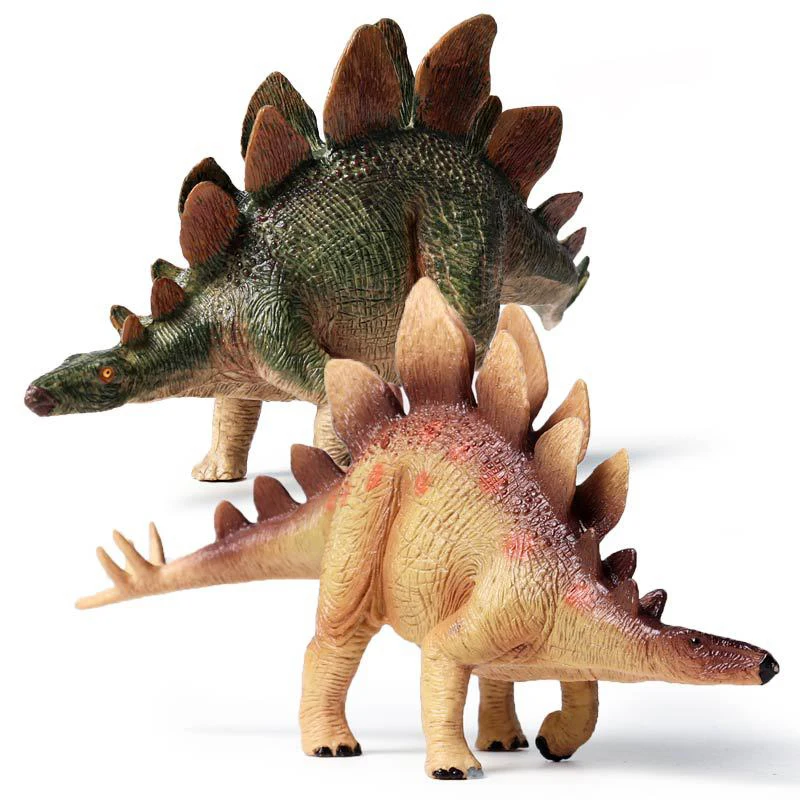

New Jurassic Stegosaurus Herbivorous Dinosaur Model Figurine Solid Plastic Action Figure Animal Simulation Kids Collect Toy Gift