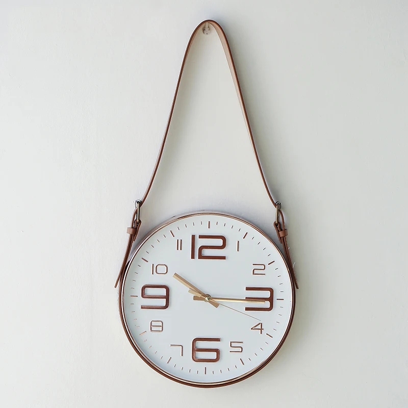 Бесшумные настенные часы в скандинавском стиле Простые креативные винтажные