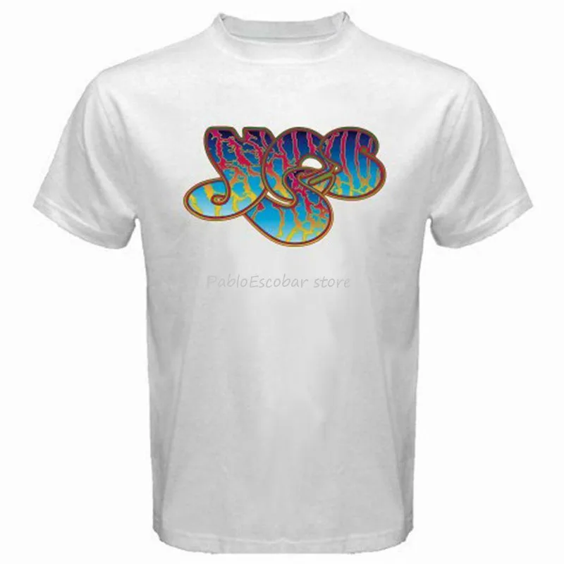 

Yes Band Progressive Rock Band Music Legend White Size 4XL 5XL EURO SIZE T-Shirt En Plus Size Clothing Tee Shirt