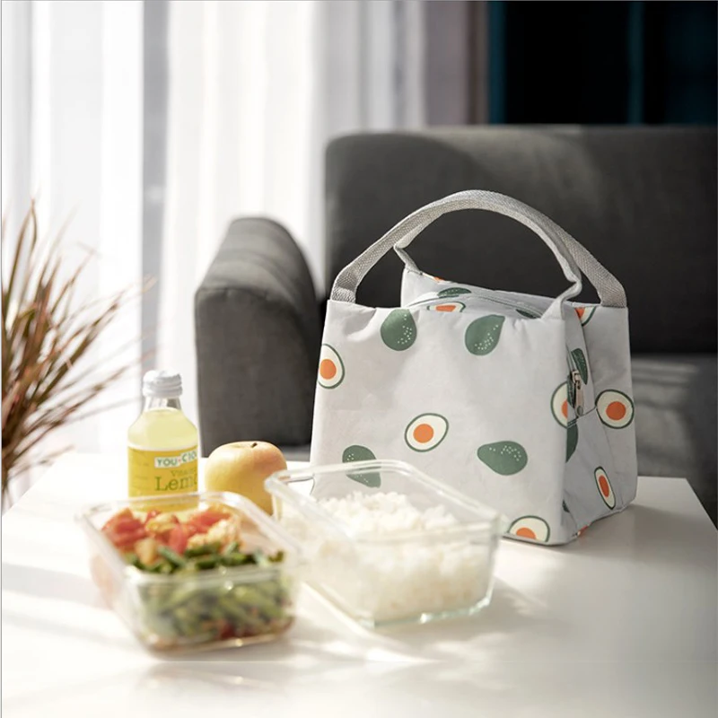 Портативная сумка для ланча льда толстая Холщовая Сумка из алюминиевой фольги с