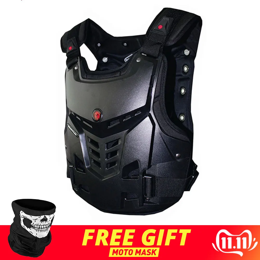 AM05 Black Armor SCOYCO CE мотоциклетная броня для мотокросса, защита груди и спины, защитный жилет, мотоциклетная куртка, гоночная Защитная Защита тела, MX Armor - Цвет: AM05 Black Armor
