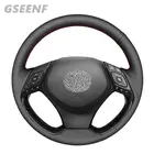 Чехол на руль ручной работы, черные чехлы рулевого колеса автомобиля из натуральной кожи для Toyota C-HR CHR 2016-2019 Izoa 2018 2019