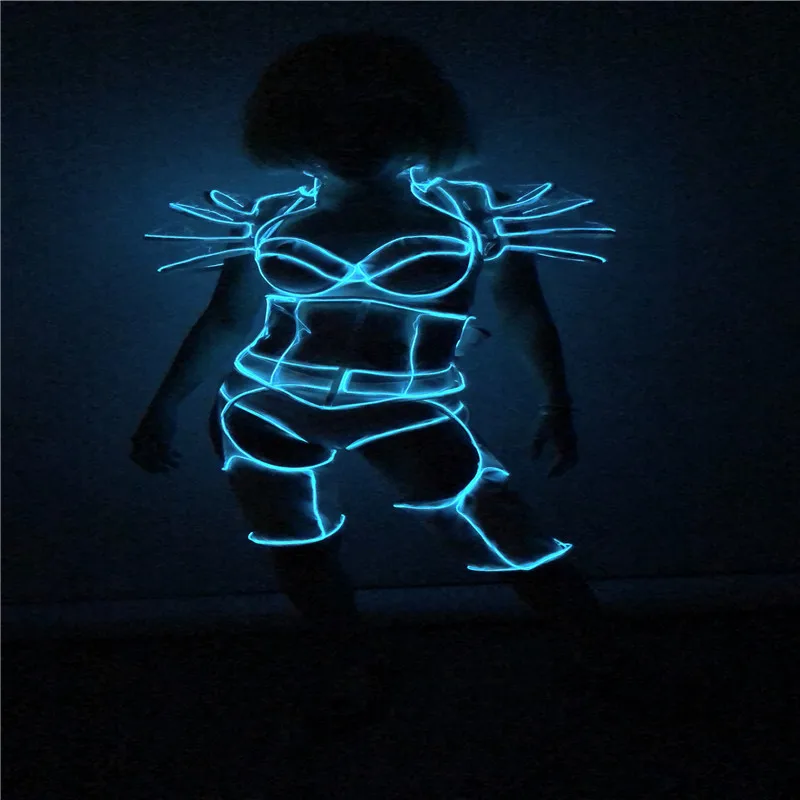 Танцевальные костюмы певицы RE88 со светодиодсветильник светящийся наряд для