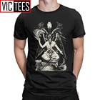 Мужские футболки Baphomet винтажная хлопковая Футболка Camiseta Devil Lucifer Demon Teufel футболки Harajuku топы с графическим 3D принтом