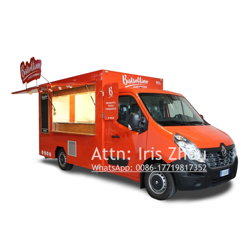 Новый дизайн 5 м длинная Мобильная пищевая Тележка Электрический грузовик для