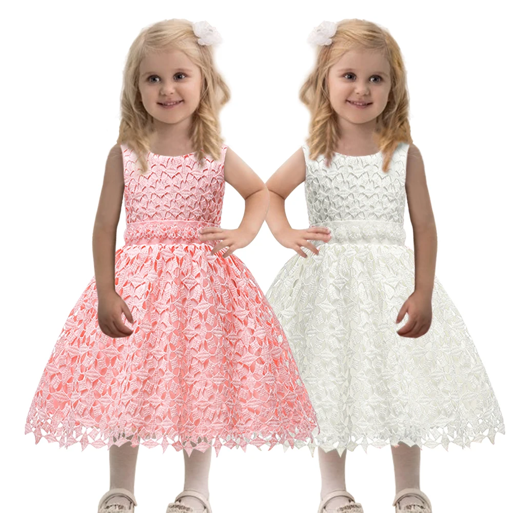 Hot Sales 2021 New Style 2-10 Years Girls Party Dress Lace Gold Formal Children Prom Gown Tulle Flower Girl Dresses For Weddings |